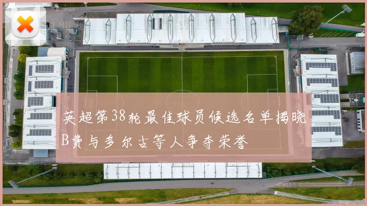 英超第38轮最佳球员候选名单揭晓B费与多尔古等人争夺荣誉